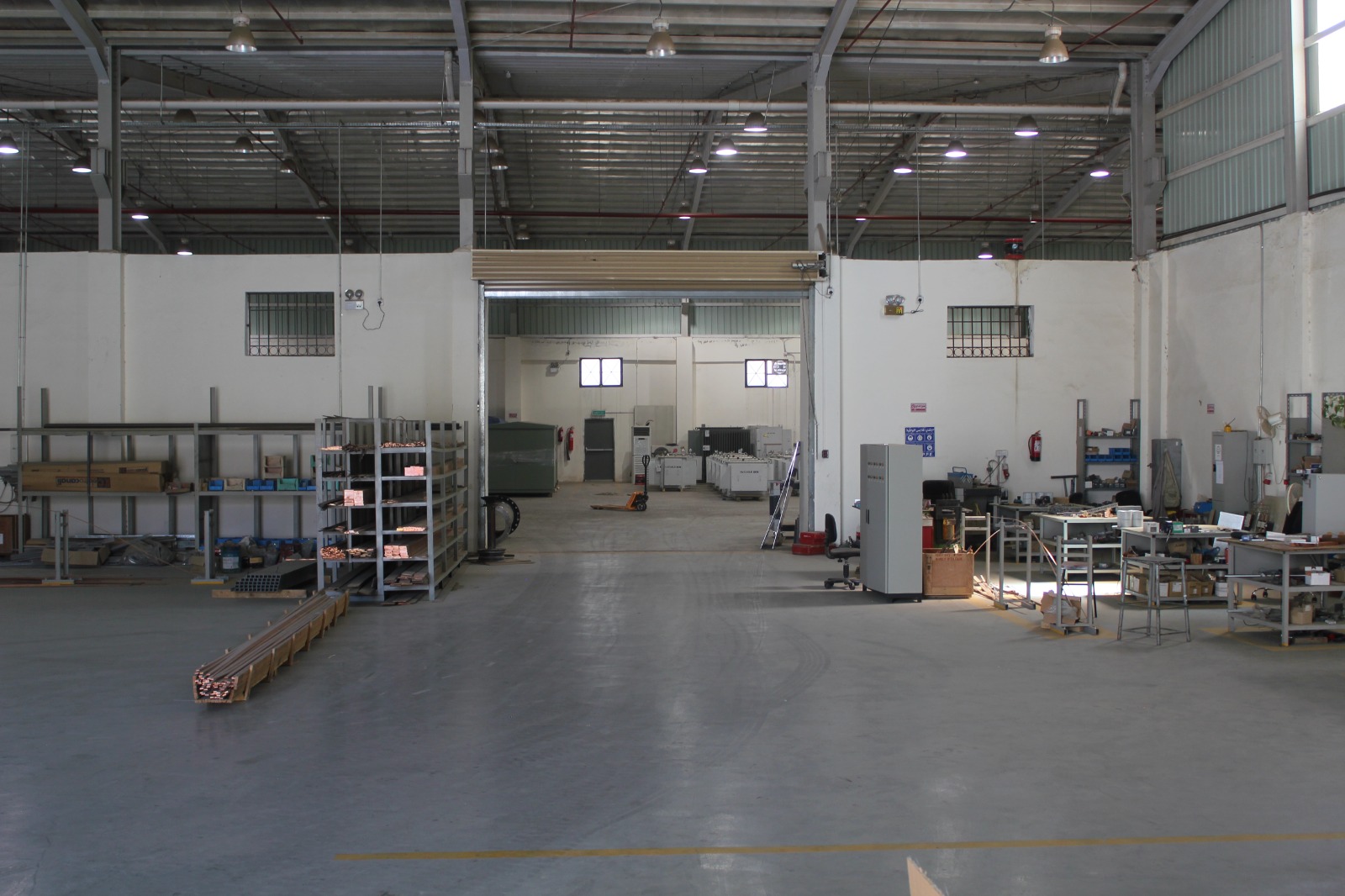 Al-Meftaha electrical panel production floor in Khamis Mushait